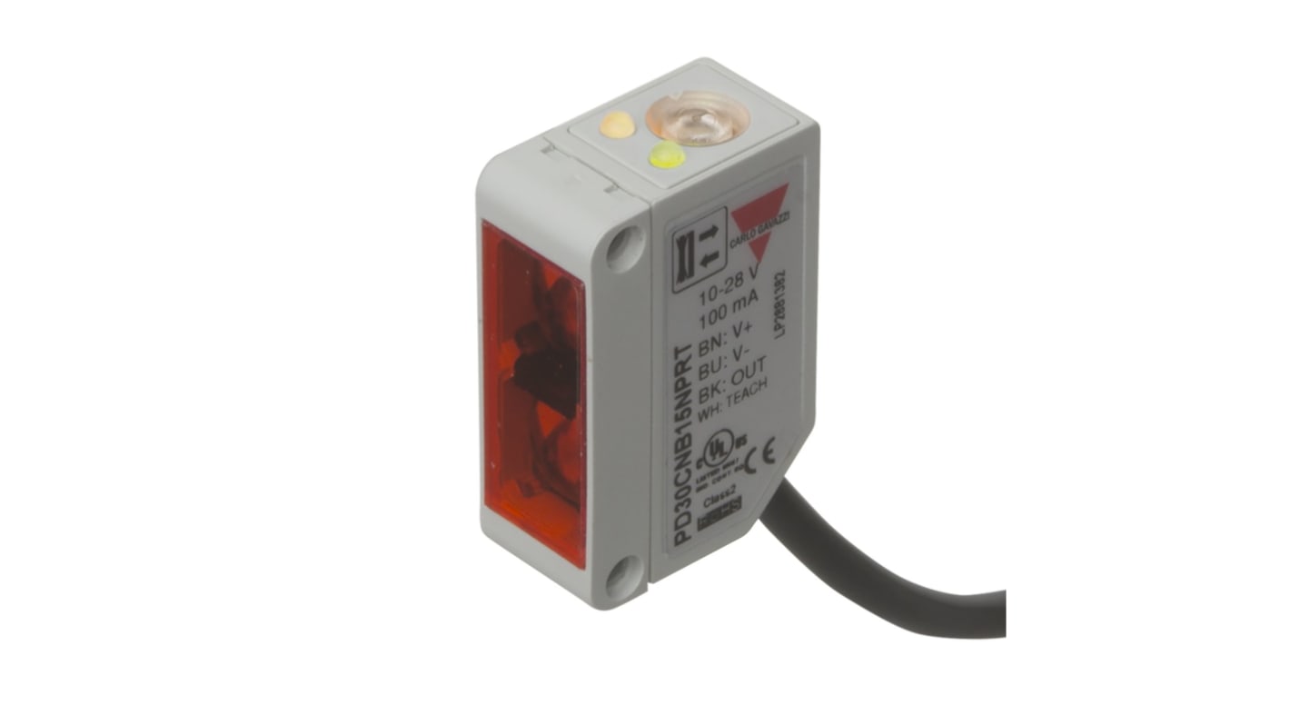 Rs-Online Sensore fotoelettrico Rettangolare Carlo Gavazzi a fascio passante rilevamento 15000 mm uscita NPN