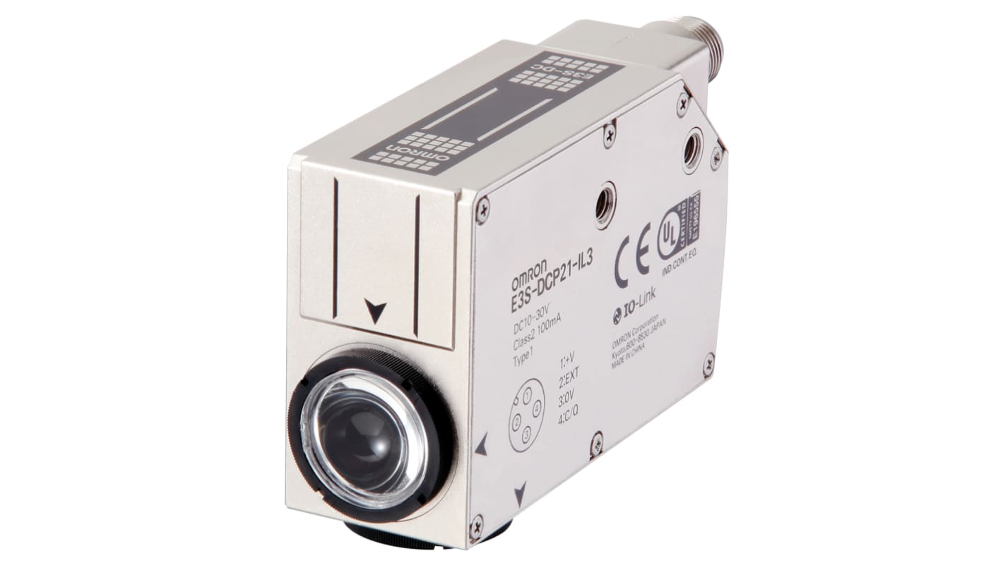 Rs-Online Sensore fotoelettrico Rettangolare Omron a diffusione rilevamento 10 mm uscita PREMERE/TIRARE