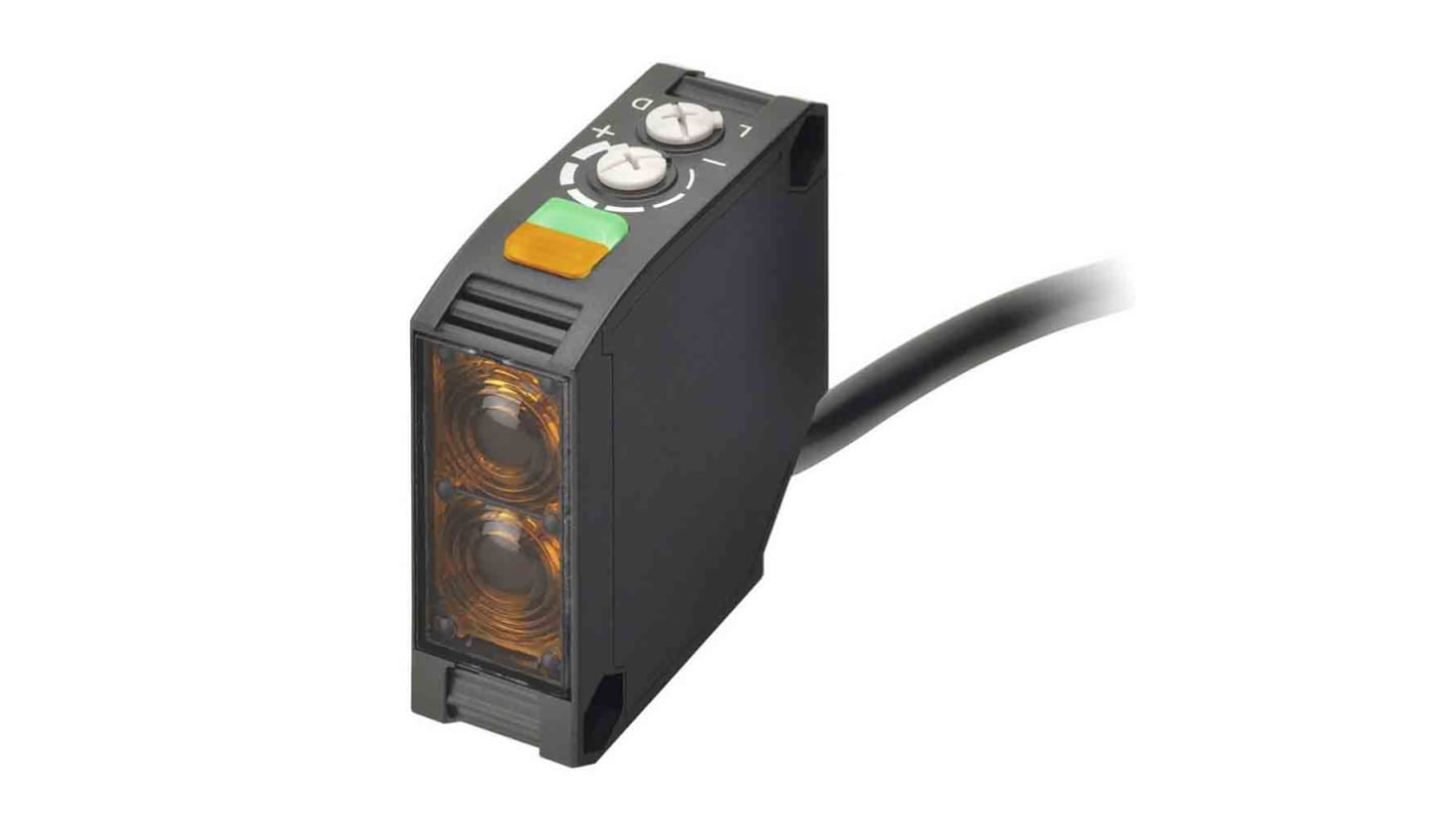 Rs-Online Sensore fotoelettrico Rettangolare Omron a diffusione rilevamento 2 5 m uscita NPN