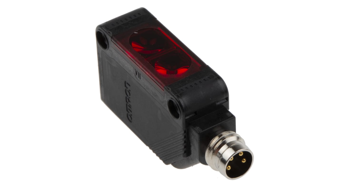 Rs-Online Sensore fotoelettrico Rettangolare Omron a retroriflessione rilevamento 100 mm → 4 m uscita PNP