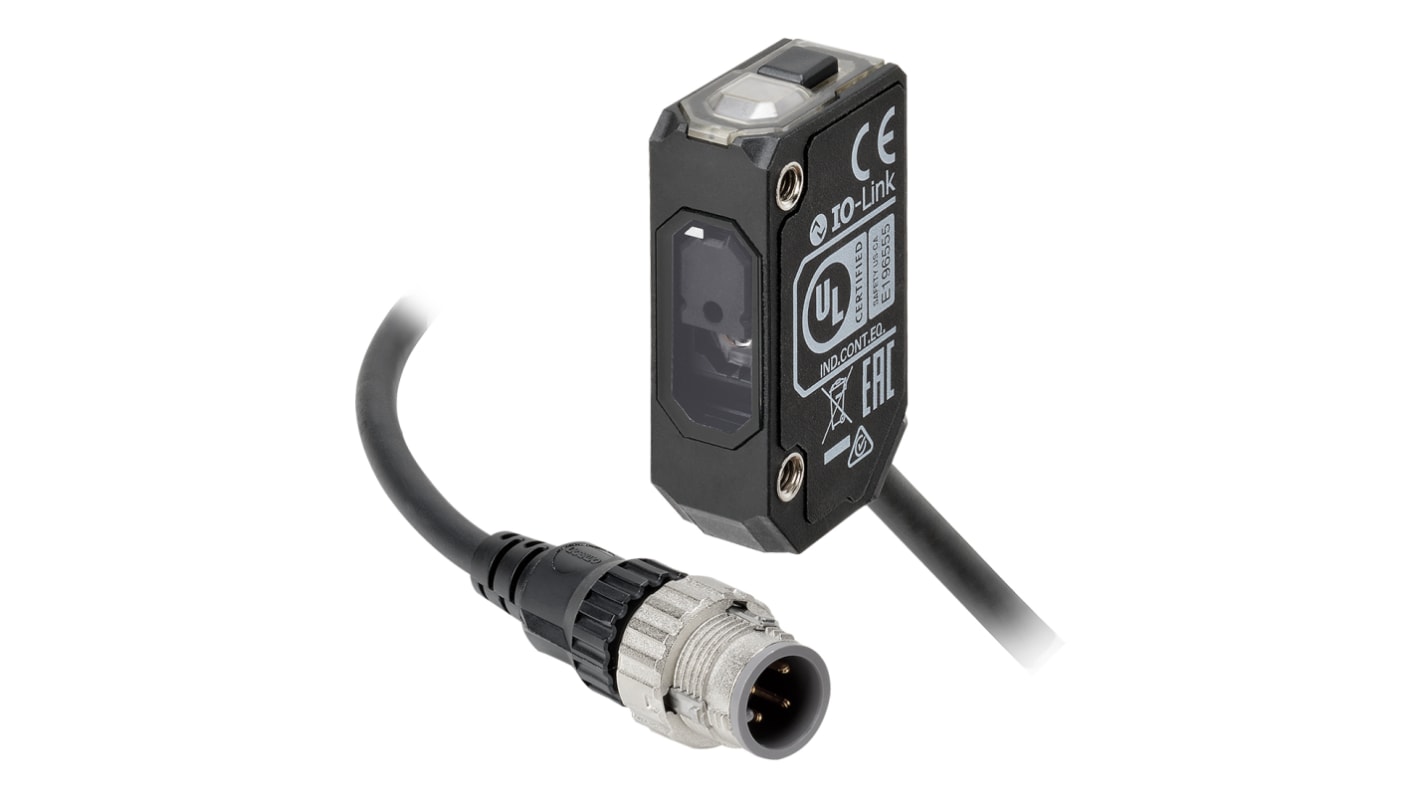 Rs-Online Sensore fotoelettrico Rettangolare Omron a soppressione di sfondo rilevamento 50 → 1000 mm uscita PNP