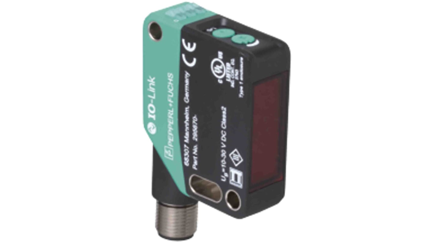 Rs-Online Sensore fotoelettrico Rettangolare Pepperl + Fuchs a diffusione rilevamento 600 mm uscita NPN/PNP