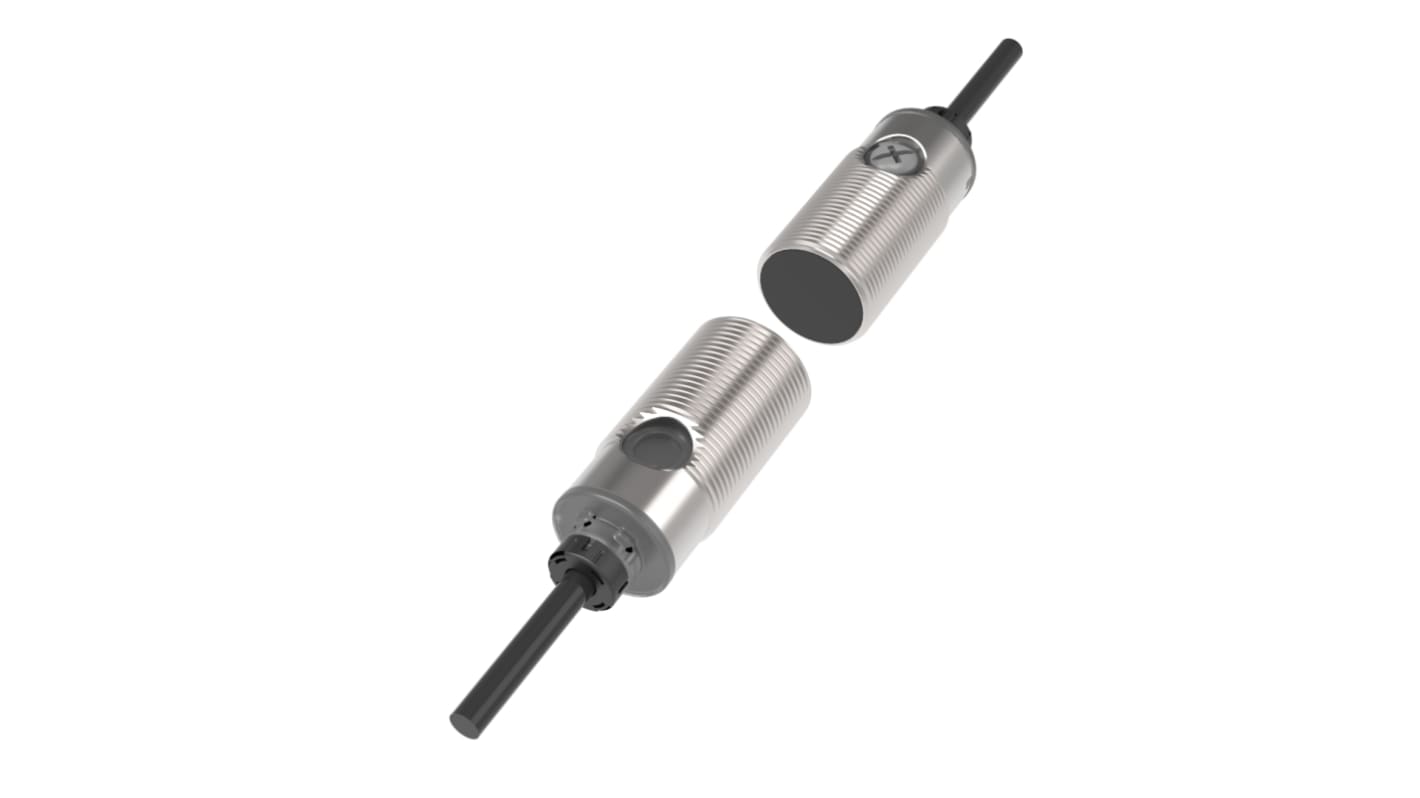 Rs-Online Sensore fotoelettrico Rettangolare RS PRO a fascio passante rilevamento 20 m uscita PNP NONC