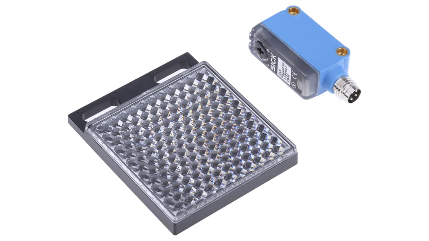 Rs-Online Sensore fotoelettrico Rettangolare RS PRO a retroriflessione rilevamento 5 m uscita PNP