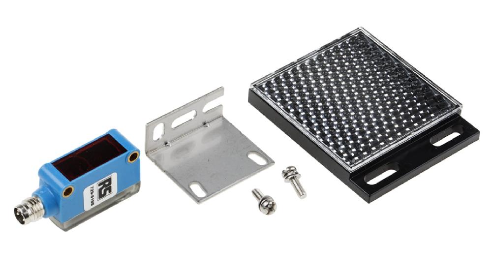 Rs-Online Sensore fotoelettrico Rettangolare RS PRO a retroriflessione rilevamento 7 2 m uscita NPN