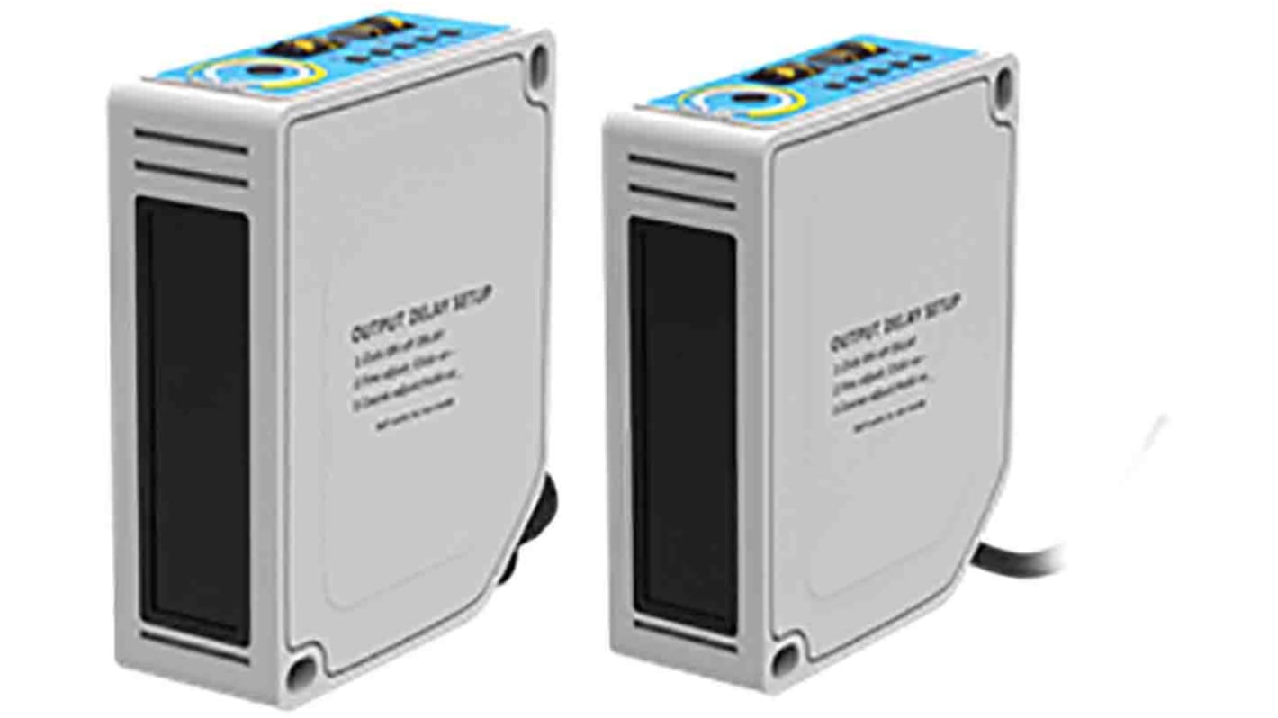 Rs-Online Sensore fotoelettrico Rettangolare RS PRO a soppressione di sfondo rilevamento 2 m uscita NPNPNP