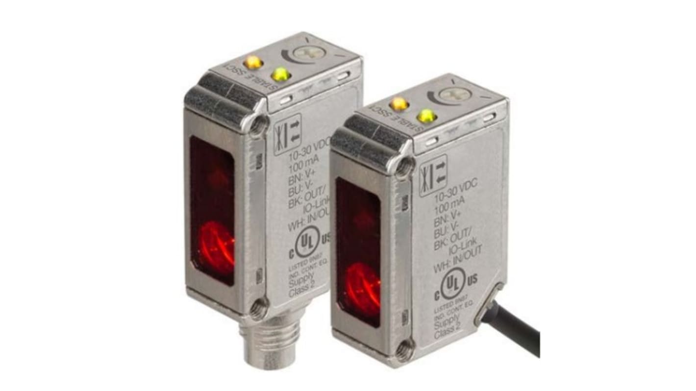 Rs-Online Sensore fotoelettrico Rettangolare RS PRO Retroriflessione polarizzata rilevamento 6 m uscita NPN/PNP