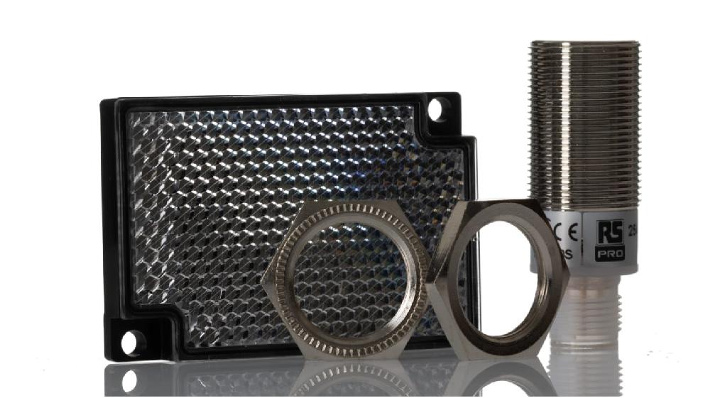 Rs-Online Sensore Fotoelettrico Rettangolare RS PRO Riflessione Retrò Polarizzata Rilevamento 3 M Uscita NPN NONC