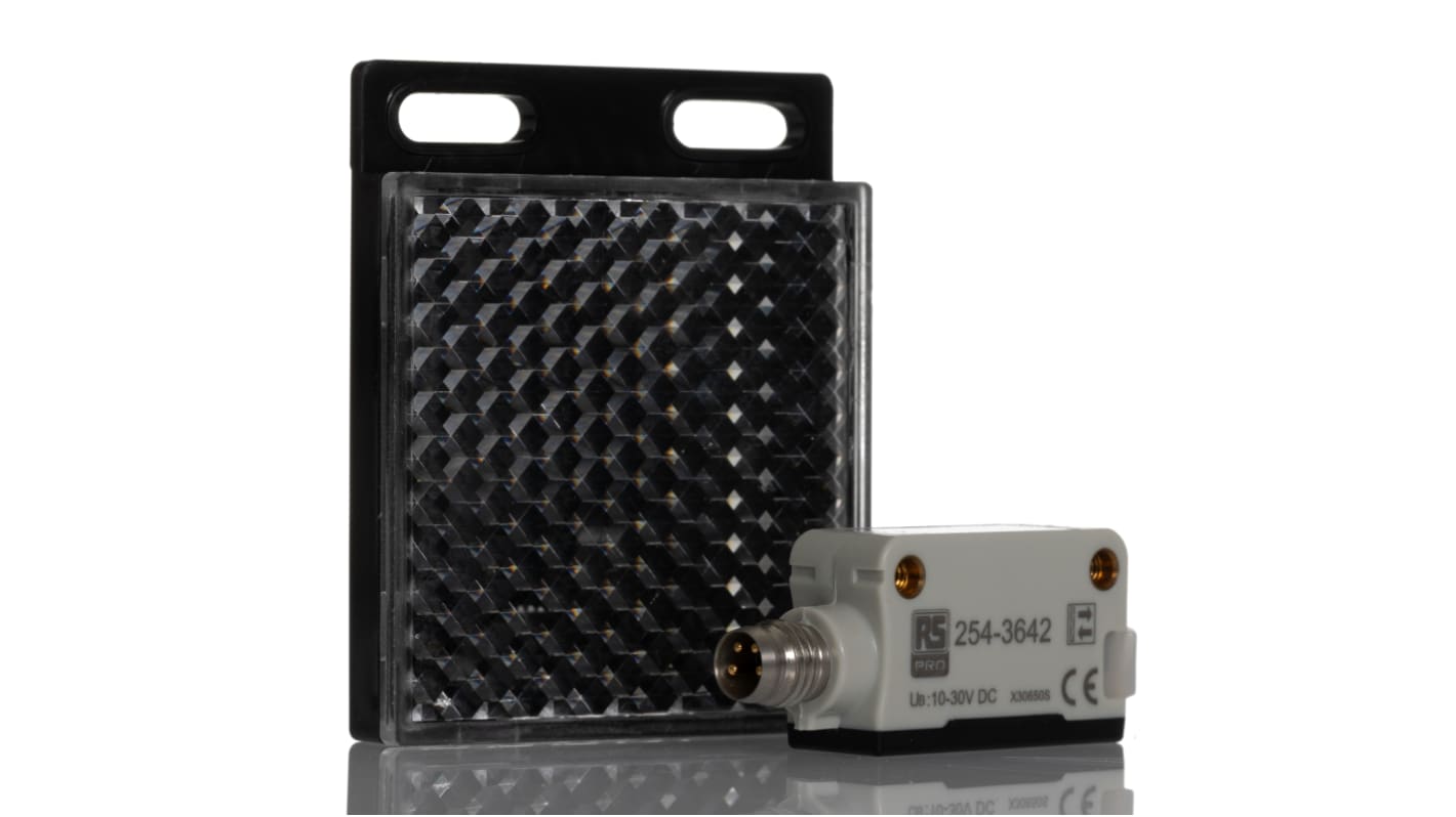 Rs-Online Sensore fotoelettrico Rettangolare RS PRO Rilevamento bottiglia trasparente rilevamento 0 5 m uscita PNP NONC