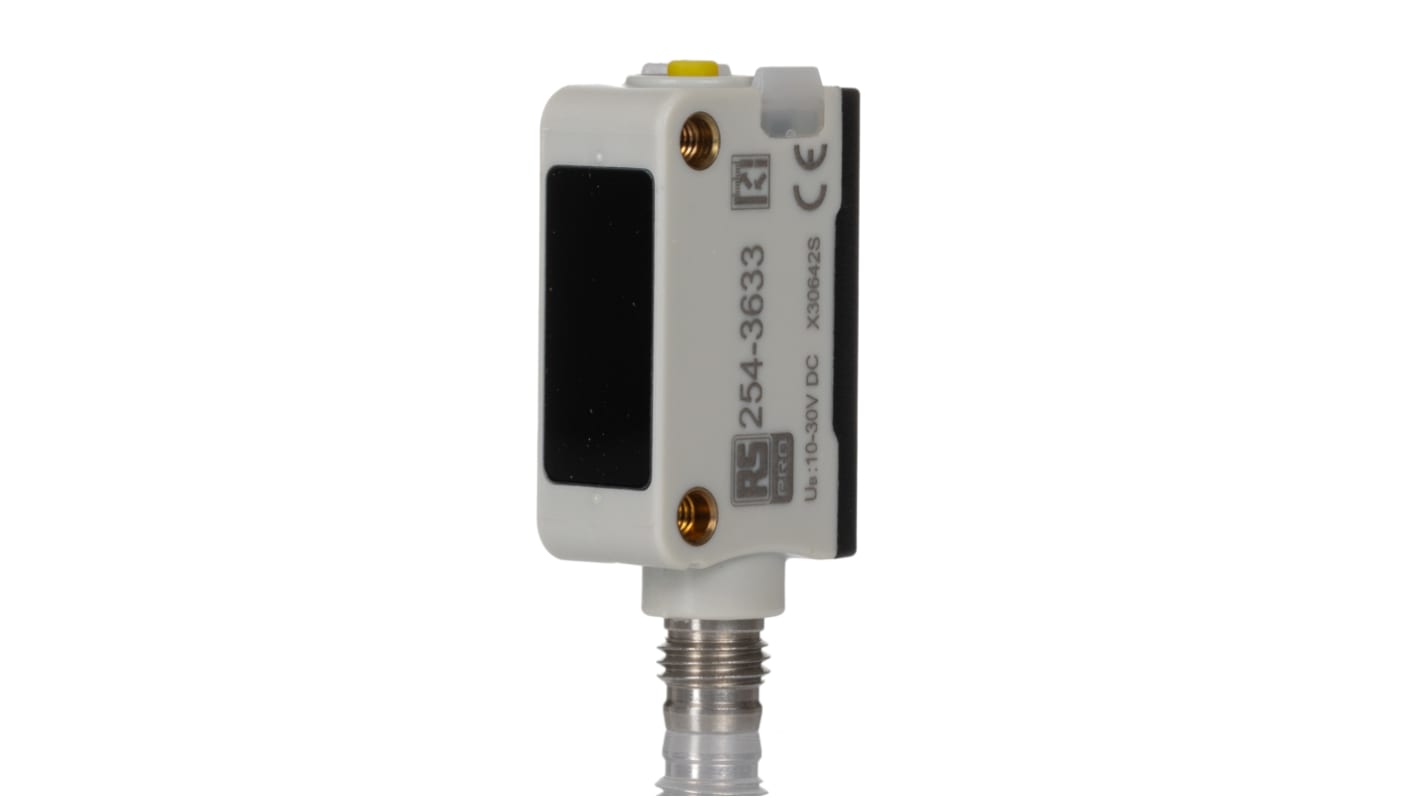 Rs-Online Sensore fotoelettrico Rettangolare RS PRO TOF (Tempo di volo) rilevamento 0 6 m uscita PNP NONC