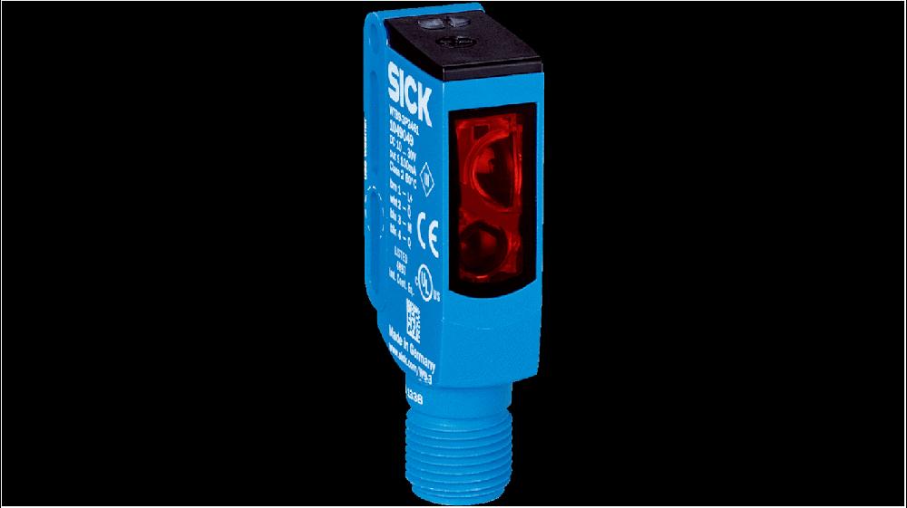 Rs-Online Sensore fotoelettrico Rettangolare SICK a diffusione rilevamento 20 → 350 mm uscita NPN