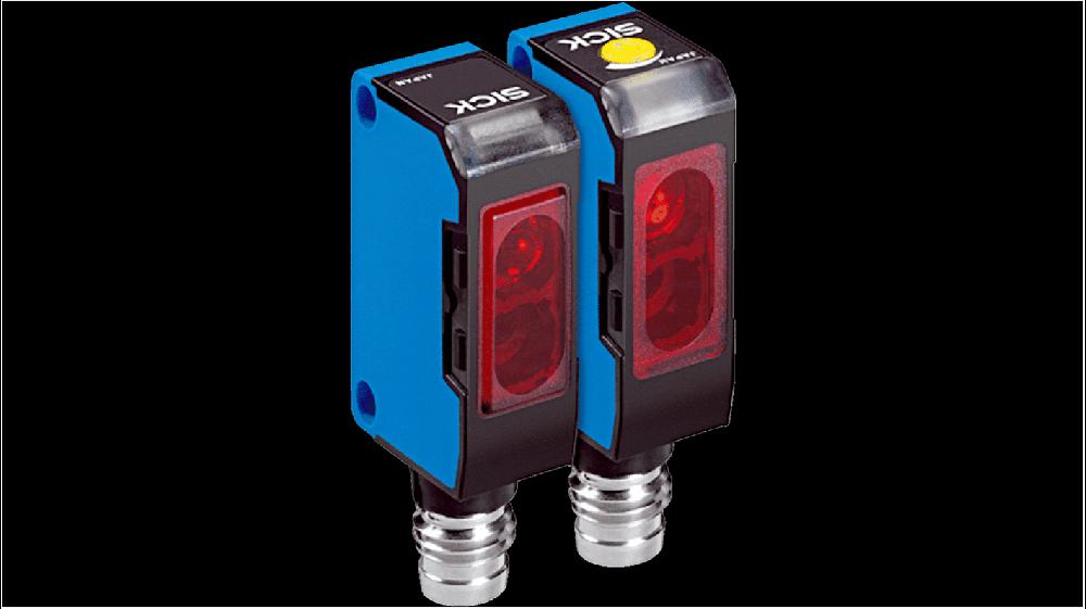 Rs-Online Sensore fotoelettrico Rettangolare SICK a fascio diretto rilevamento 0 → 4 4 m uscita Commutazione luce/buio