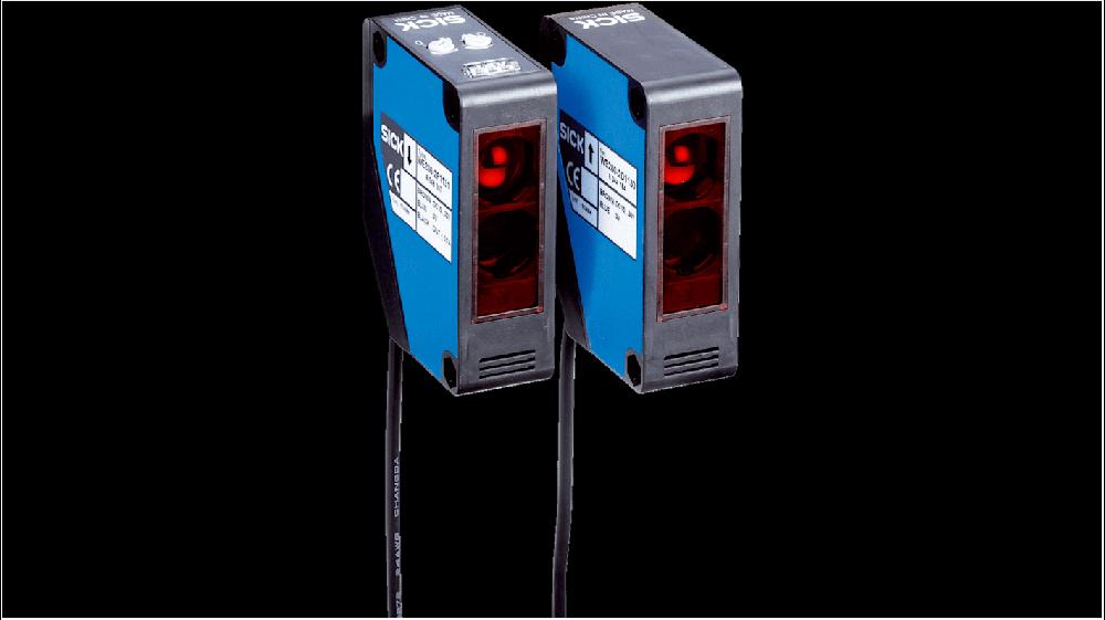 Rs-Online Sensore fotoelettrico Rettangolare SICK a fascio diretto rilevamento 0 → 60 m. uscita Commutazione luce/buio