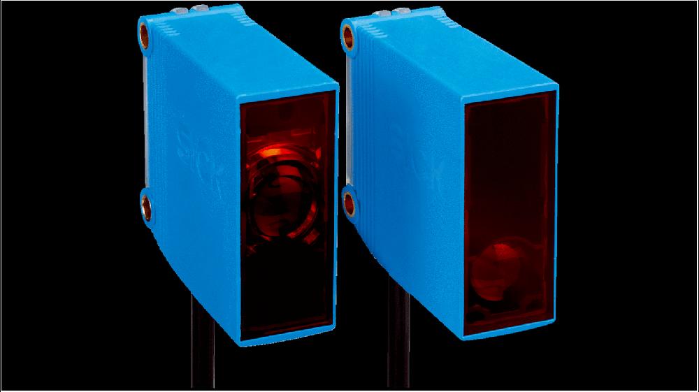 Rs-Online Sensore fotoelettrico Rettangolare SICK a fascio diretto rilevamento 0 → 40 m. uscita Relè