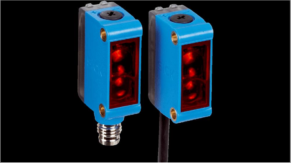 Rs-Online Sensore fotoelettrico Rettangolare SICK a fascio diretto rilevamento 0 → 15 m. uscita Commutazione luce/buio