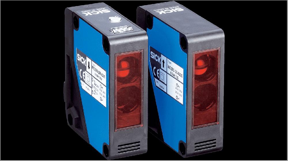 Rs-Online Sensore fotoelettrico Rettangolare SICK a fascio diretto rilevamento 0 → 60 m. uscita Commutazione della luce