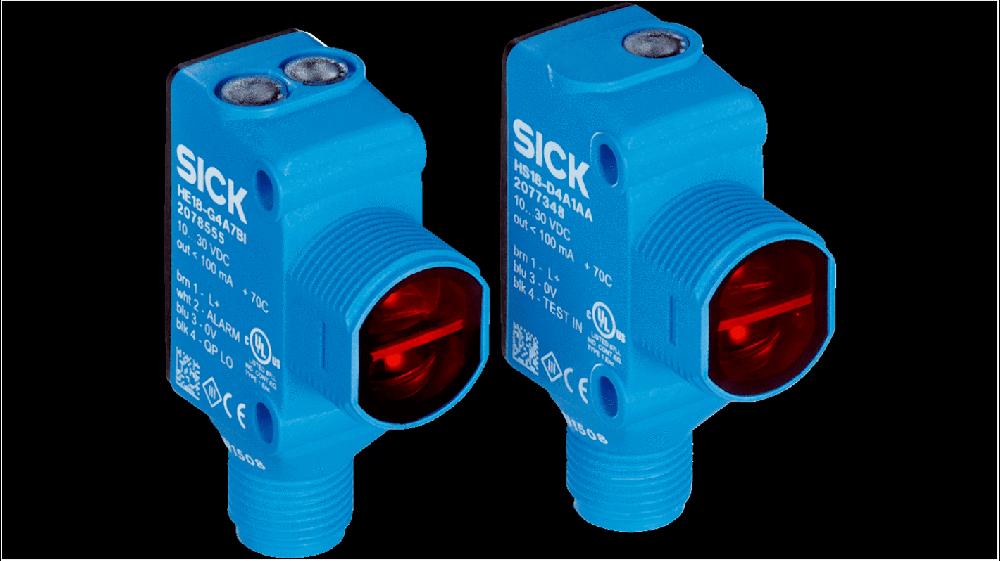Rs-Online Sensore fotoelettrico Rettangolare SICK a fascio passante rilevamento 20 m uscita PNP