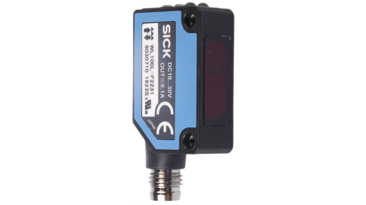 Rs-Online Sensore fotoelettrico Rettangolare SICK a retroriflessione rilevamento 0 08 → 12 m uscita PNP