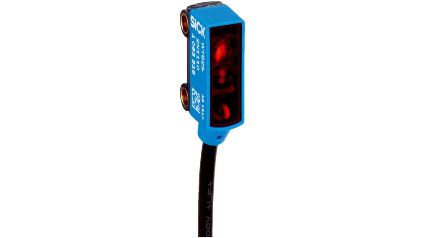 Rs-Online Sensore fotoelettrico Rettangolare SICK a retroriflessione rilevamento 1 2 m uscita PNP