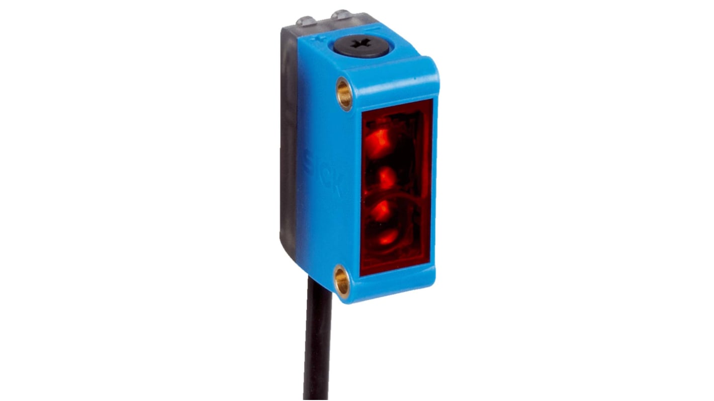 Rs-Online Sensore fotoelettrico Rettangolare SICK a retroriflessione rilevamento 6 m uscita PNP