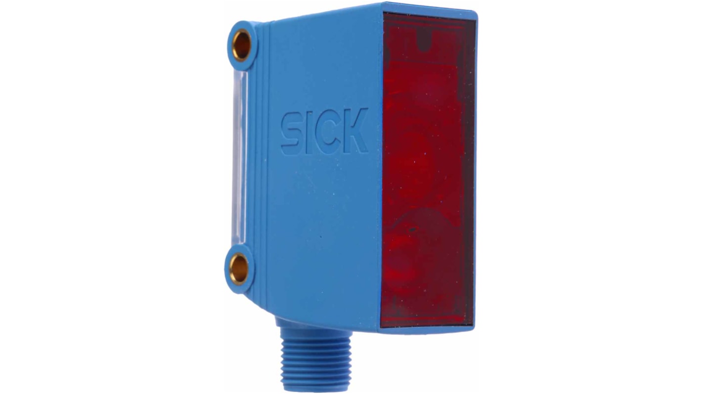 Rs-Online Sensore fotoelettrico Rettangolare SICK a retroriflessione rilevamento 80 mm → 15 m. uscita PNP