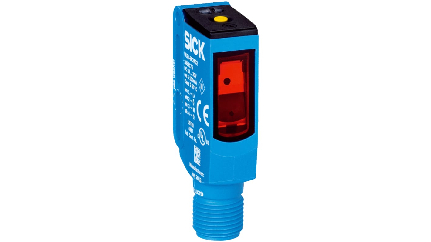 Rs-Online Sensore fotoelettrico Rettangolare SICK a retroriflessione rilevamento 12 m uscita PNP
