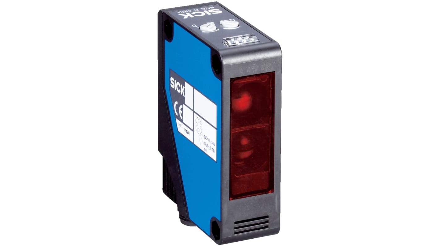 Rs-Online Sensore fotoelettrico Rettangolare SICK a retroriflessione rilevamento 12 m uscita PNP