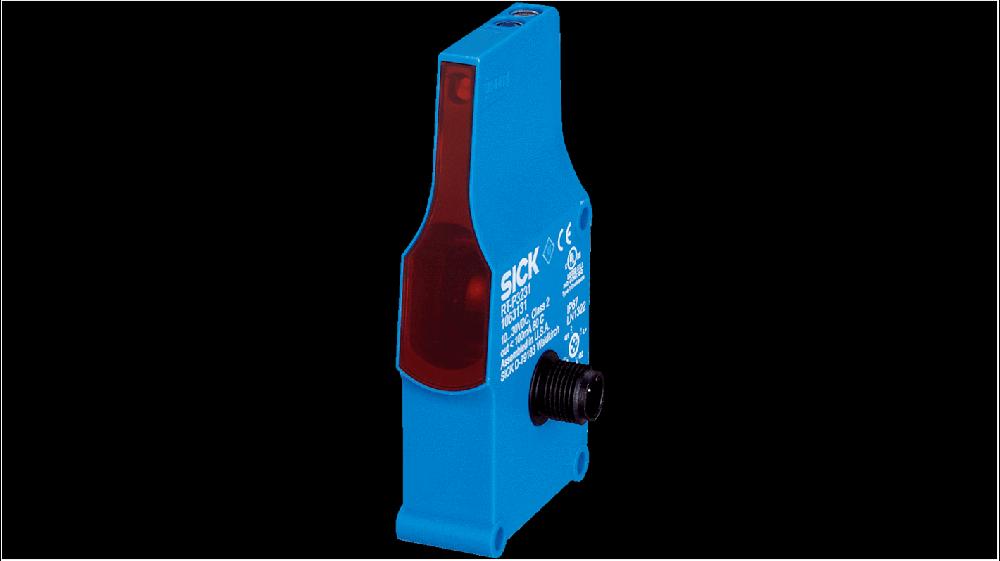 Rs-Online Sensore fotoelettrico Rettangolare SICK a soppressione di sfondo rilevamento 60 → 900 mm uscita PNP