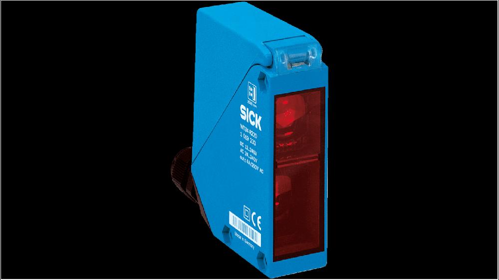 Rs-Online Sensore fotoelettrico Rettangolare Sick a soppressione di sfondo rilevamento 100 → 2.500 mm uscita NPN PNP