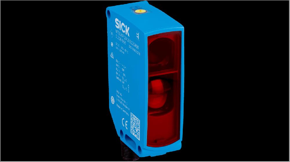 Rs-Online Sensore fotoelettrico Rettangolare SICK a soppressione di sfondo rilevamento 30 → 3000 mm uscita NPN PNP