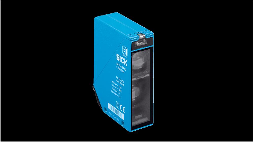 Rs-Online Sensore fotoelettrico Rettangolare SICK a soppressione di sfondo rilevamento 100 mm → 1 2 m. uscita NPN/PNP
