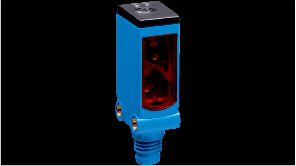 Rs-Online Sensore fotoelettrico Rettangolare SICK a soppressione di sfondo rilevamento 4 mm → 180 mm uscita PNP