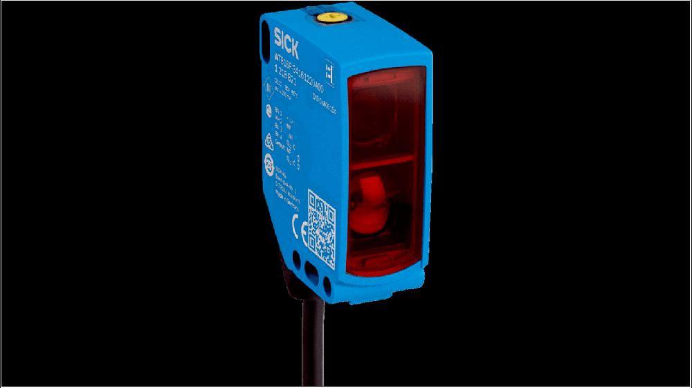 Rs-Online Sensore fotoelettrico Rettangolare SICK a soppressione di sfondo rilevamento 10 → 1000 mm uscita NPN PNP