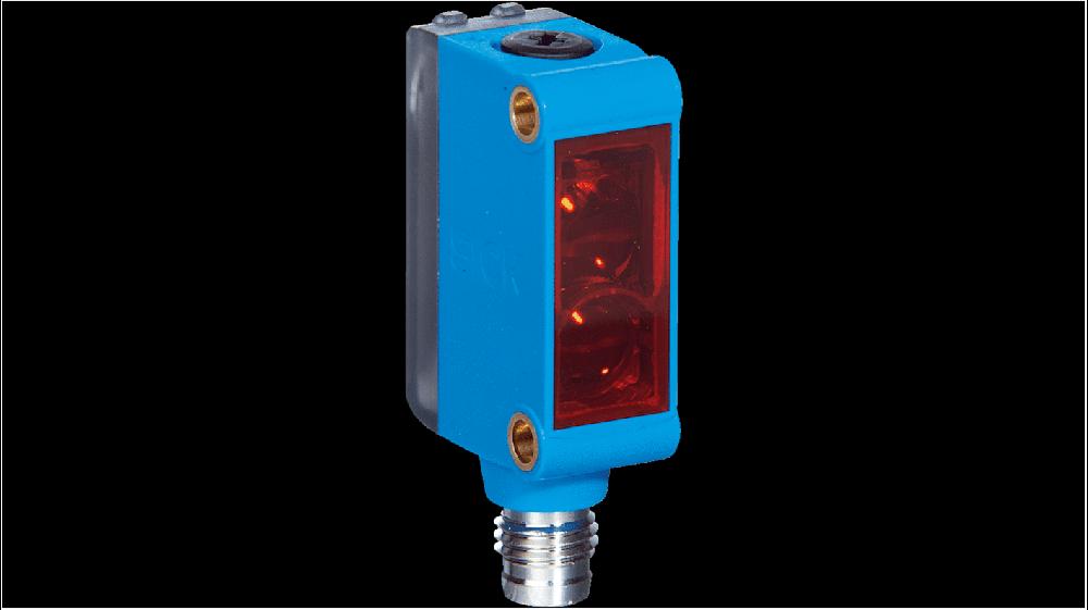 Rs-Online Sensore fotoelettrico Rettangolare SICK a soppressione di sfondo rilevamento 5 mm → 250 mm uscita PNP