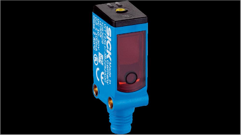 Rs-Online Sensore fotoelettrico Rettangolare SICK a soppressione di sfondo rilevamento 50 → 1300 mm uscita PNP/NPN