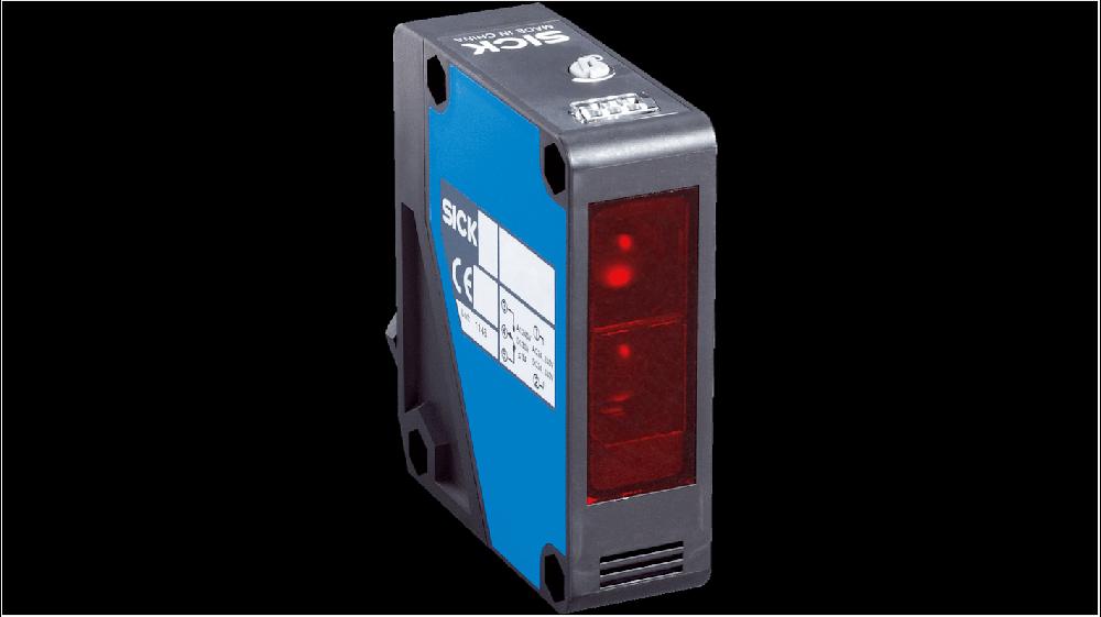 Rs-Online Sensore fotoelettrico Rettangolare SICK rilevamento 10 mm → 2 m. uscita Commutazione luce relè
