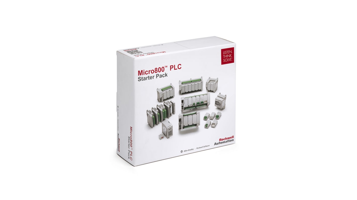 Rs-Online Starter kit per CPU PLC Allen Bradley Micro 820 ingressi: 12 24 V c.c