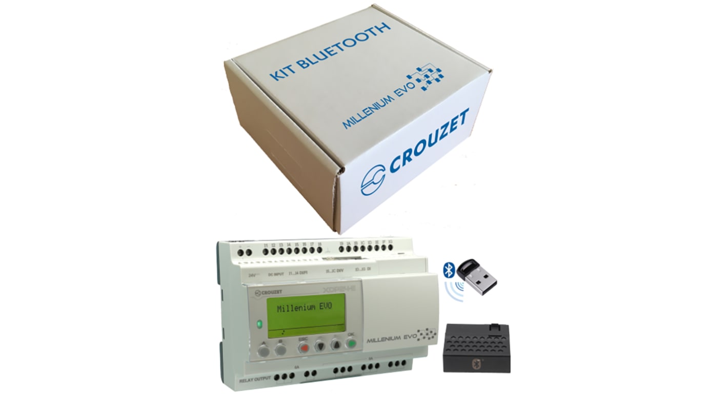 Rs-Online Starter kit per CPU PLC Crouzet Millenium Evo ingressi: 16 (Digitali) uscite: 8 16/8 I/O 24 V c.c