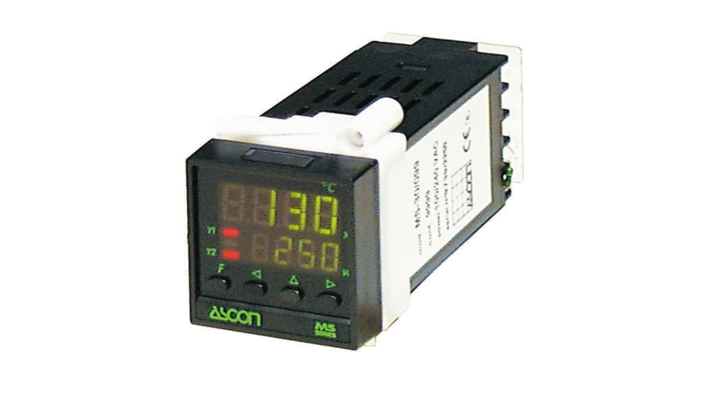 Rs-Online Termoregolatori PID Ascon 100 240 V c.a. 48 x 48 (1/16 DIN)mm 1 uscita Relè