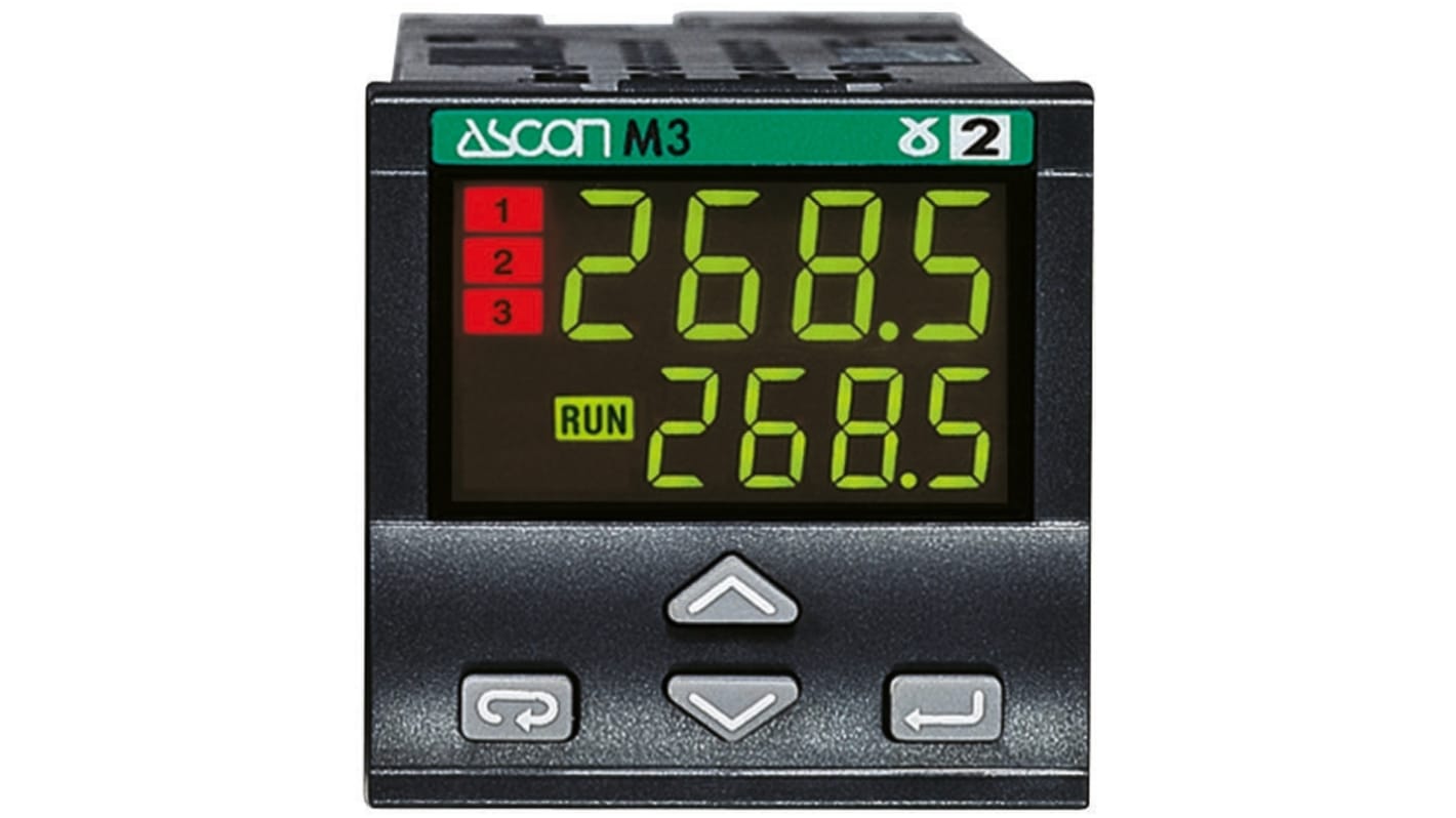 Rs-Online Termoregolatori PID Ascon 100 240 V c.a. 48 x 48 (1/16 DIN)mm Relè