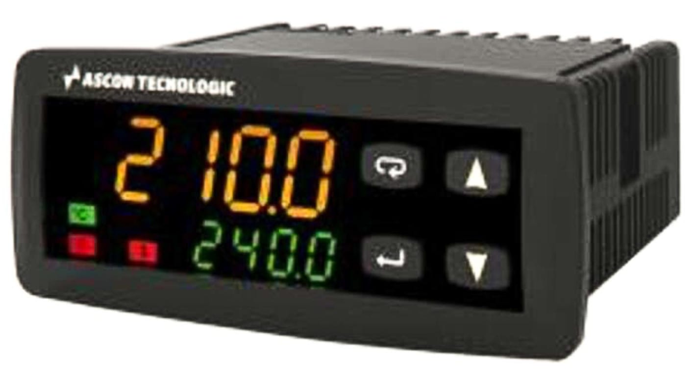 Rs-Online Termoregolatori PID Ascon KR1 24 V c.a. 24 V c.c. 78 x 35mm 4 uscite Relè SSR