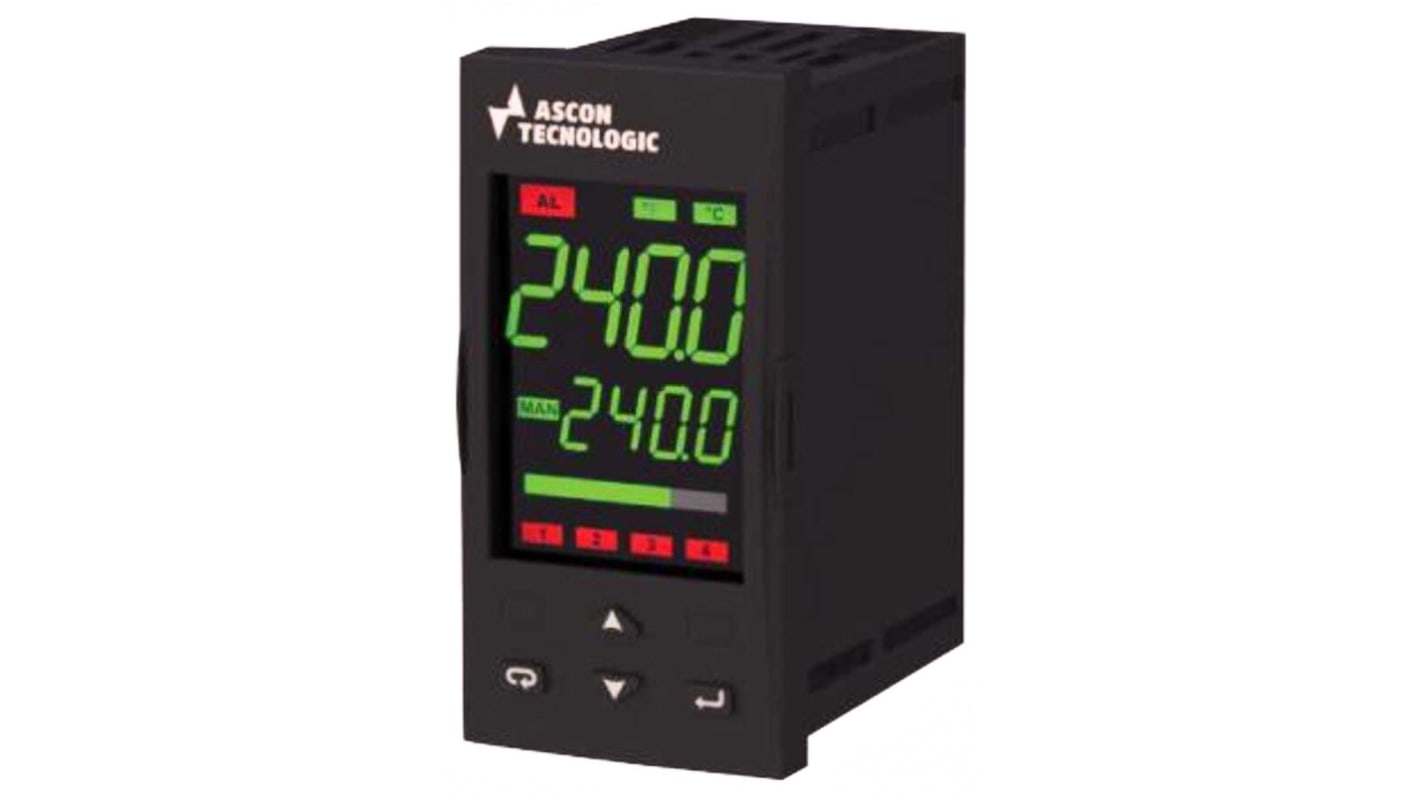 Rs-Online Termoregolatori PID Ascon KX1 100 240 V c.a. 48 x 96mm 4 uscite Relè SSR