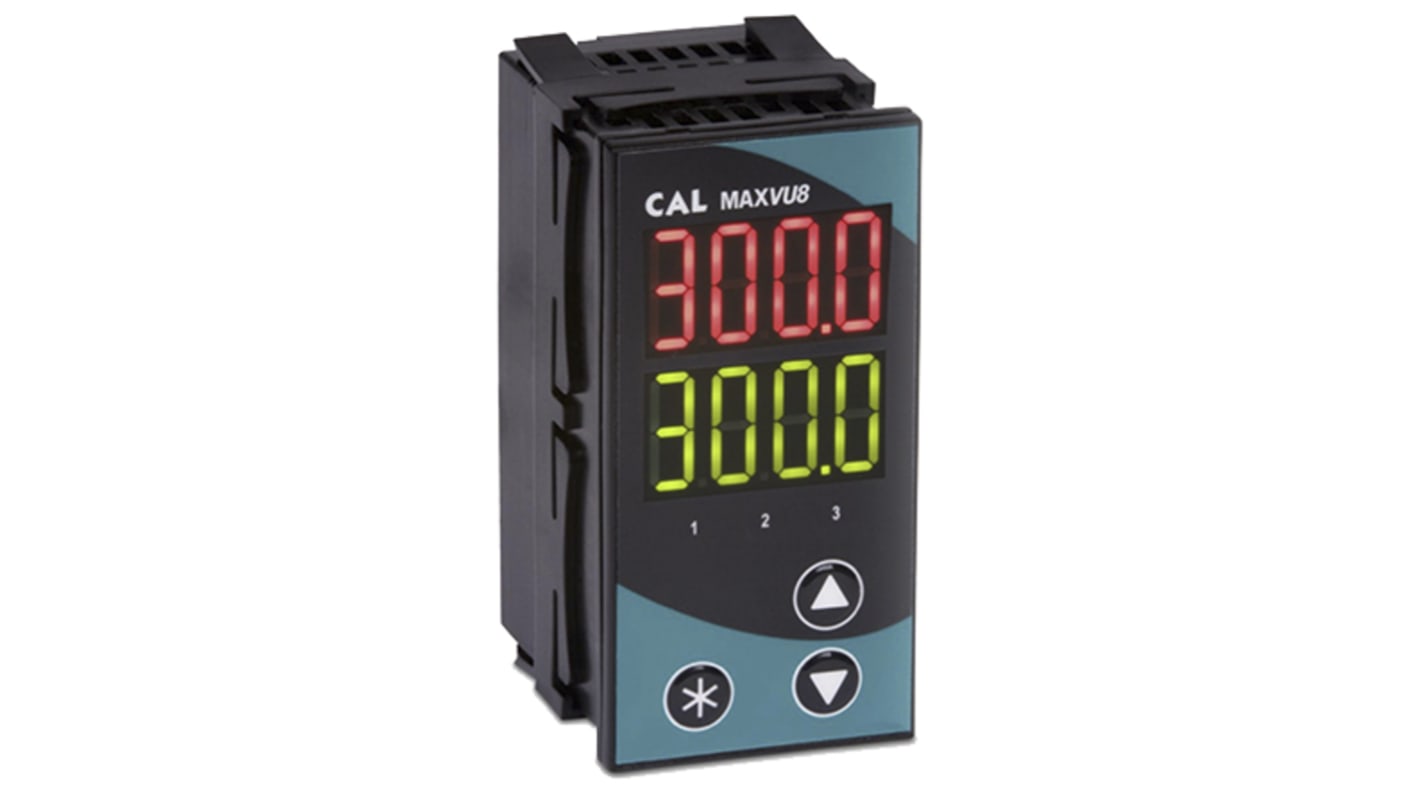 Rs-Online Termoregolatori PID CAL MAXVU 110 → 240 V ca 96 x 48mm 3 uscite Relè