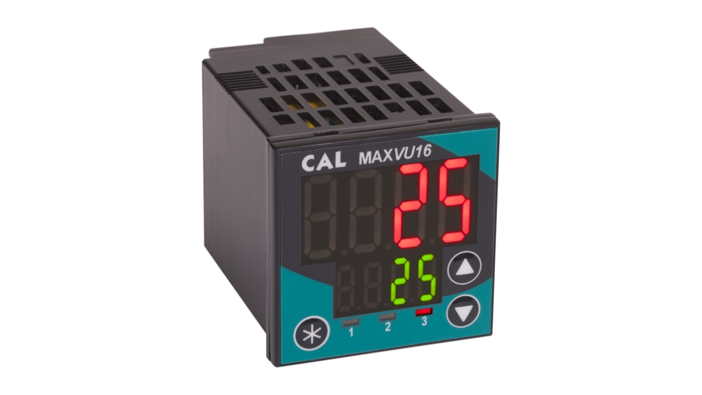 Rs-Online Termoregolatori PID CAL MAXVU16 24 V c.a. / c.c. 48 x 48mm 3 uscite Relè SSR