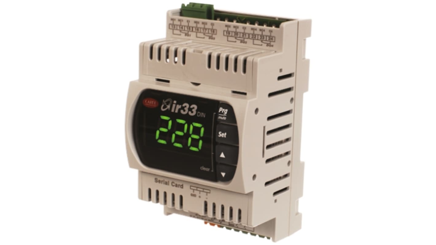 Rs-Online Termoregolatori PID Carel DN33 12 → 24 V c.a. 12 → 30 V c.c. 144 x 70mm 1 uscita Relè