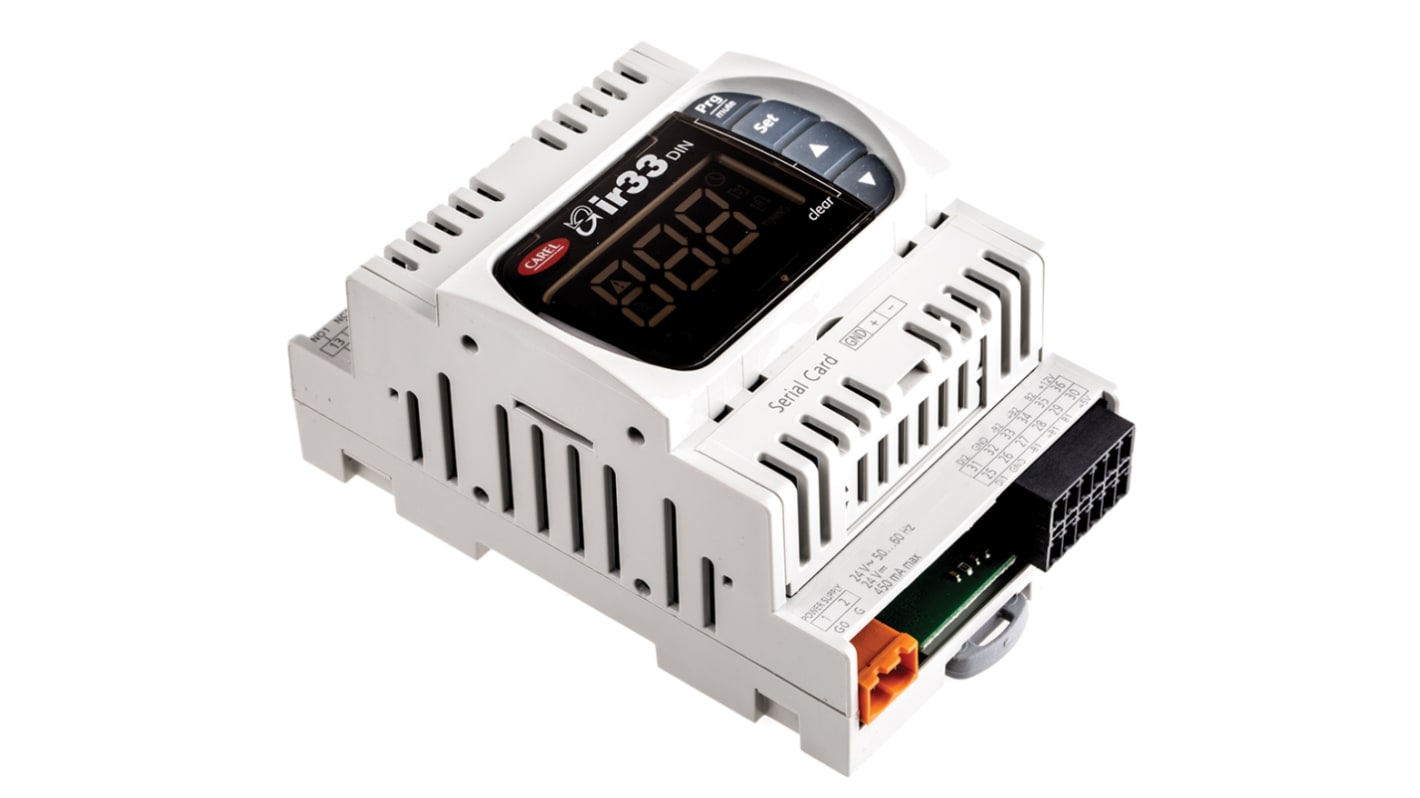 Rs-Online Termoregolatori PID Carel DN33 24 V c.a. / c.c. 144 x 70mm 2 uscite Relè