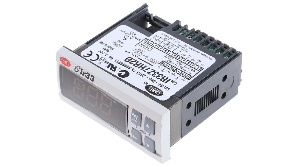 Rs-Online Termoregolatori PID Carel IR33 115 → 230 V c.a. 76.2 x 34.2mm 4 uscite Relè