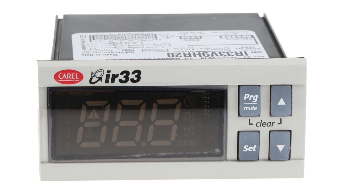 Rs-Online Termoregolatori PID Carel IR33 115 → 230 V c.a. 76.2 x 34.2mm 1 uscita Relè