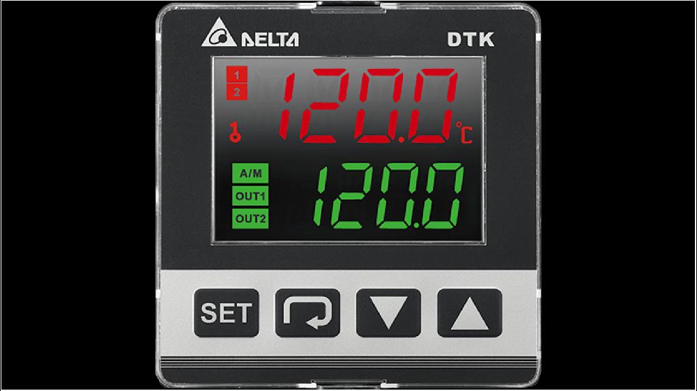 Rs-Online Termoregolatori PID Delta Electronics DTK 100 → 240 V 72 x 72mm 2 uscite Relè