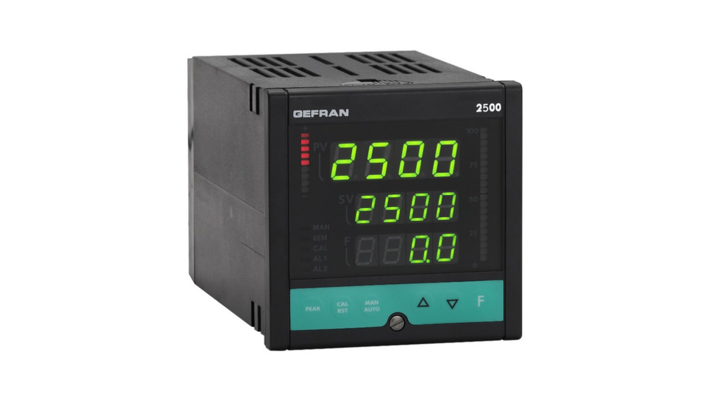 Rs-Online Termoregolatori PID Gefran 2500 100 V c.a. 240 V c.a. 96 x 96 (1/4 DIN)mm